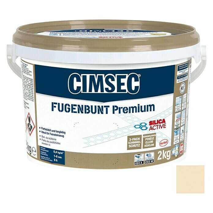 Cimsec Fugenmörtel Fugenbunt Premium (Jasmin, 2 kg)