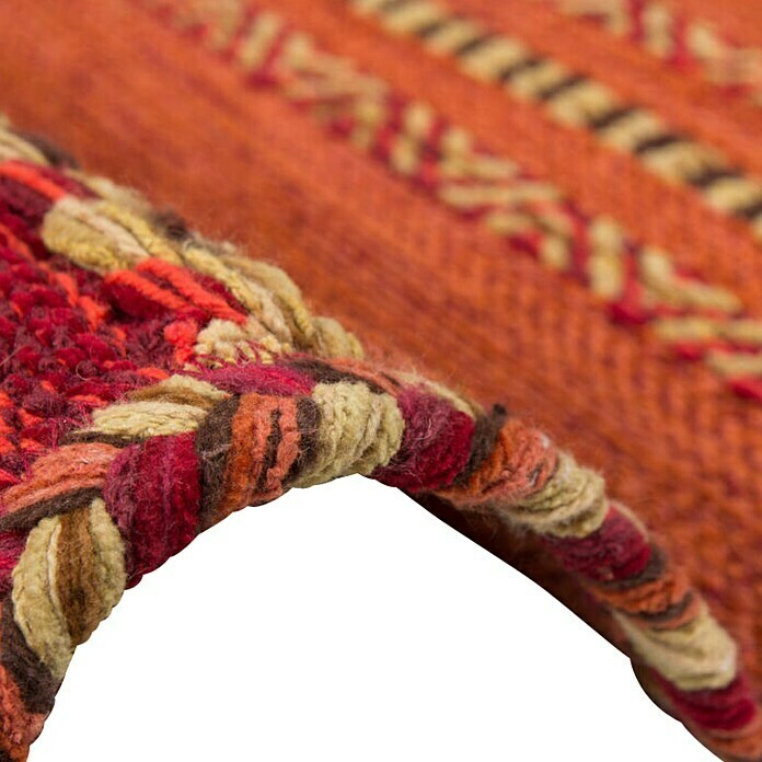 Kayoom Teppich Native (Rot, L x B: 150 x 80 cm, 100% Baumwolle)