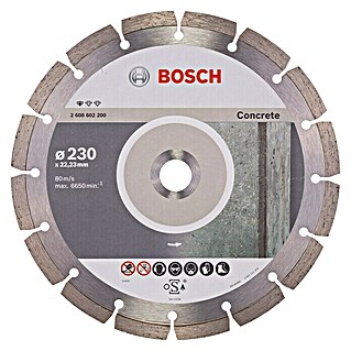 Bosch Professional Dijamantna rezna ploča Standard Concrete (Promjer rezne ploče: 230 mm, Prikladno za: Beton)