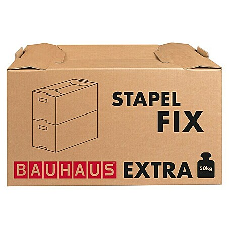 BAUHAUS Umzugskarton Stapel Fix Extra (Traglast: 50 kg, L x B x H: 71 x 36 x 39,5 cm)