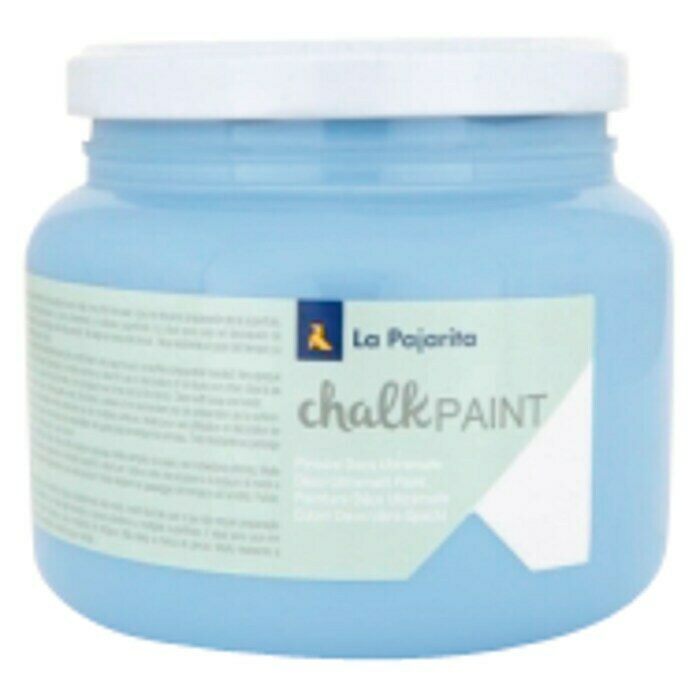 La Pajarita Pintura de tiza Chalk Paint azul horizonte (500 ml, Mate)