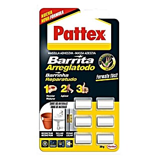 Pattex Adhesivo bicomponente Barrita arreglatodo (Blanco, 30 g)