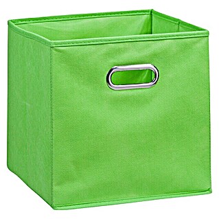 Zeller Present Caja plegable Tela (32 x 32 x 32 cm, Verde)