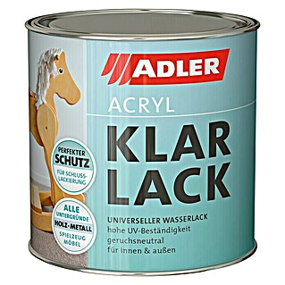 Adler Klarlack (Farblos, 125 ml, Matt)