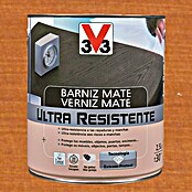 V33 Barniz para madera Mate Ultra Resistente (Cerezo, Mate, 750 ml)
