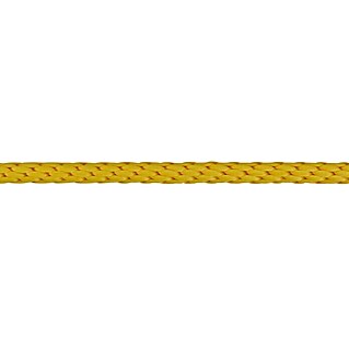 Stabilit PP-touw, per meter (Diameter: 6 mm, Polypropyleen, Geel, 24-voudig spiraalgevlochten)