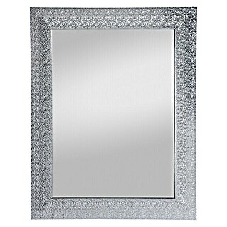 Rahmenspiegel Rosi (55 x 70 cm, Silber)