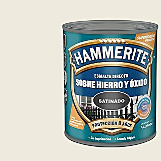Hammerite Esmalte para metal Hierro y óxido (Blanco, 2,5 l, Satinado)