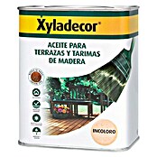 Xyladecor Aceite para terrazas y tarimas de madera (Incoloro, 750 ml)