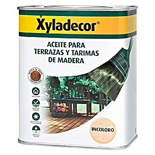 Xyladecor Aceite para terrazas y tarimas de madera (Incoloro, 5 l)