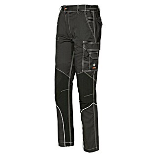 Industrial Starter Pantalones de trabajo Stretch Extreme (65% poliéster/32% algodón/3% spandex, Gris oscuro, XXL)