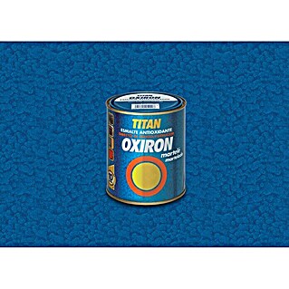 Oxiron Esmalte para metal (Azul oscuro, 750 ml, Martelé)