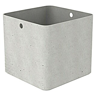 Curver Aufbewahrungsbox Beton XL (L x B x H: 28 x 28 x 26 cm, Kunststoff, Beton)
