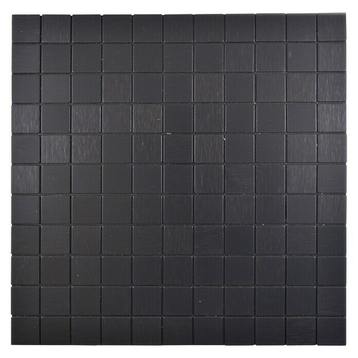 Onderhoud Klein afbreken Zelfklevend mozaïek tegel SAM 4AL3B (29 x 29 cm, Metaal, Zwart) | BAUHAUS