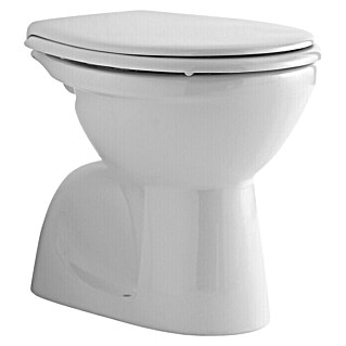 Camargue Sydney Stajaća WC školjka (S rubom za pranje, Bez posebne glazure, Oblik ispiranja: Duboko, WC odvod: Okomito, Bijele boje)