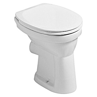 Laufen Object Stand-WC (Mit Spülrand, Ohne Spezialglasur, Spülform: Flach, WC Abgang: Waagerecht, Weiß)