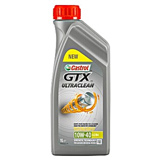 Castrol GTX Mehrbereichsöl Ultraclean 10W-40 (1 l, 10W-40)
