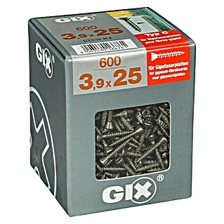 Spax Trockenbauschraube GIX C (Durchmesser: 3,9 mm, Länge: 25 mm, Senkkopf, 600 Stk.)