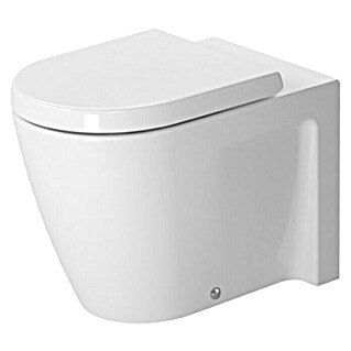 Duravit Starck 2 Stand-WC (Mit Spülrand, Mit schmutzabweisender Glasur, Spülform: Tief, WC Abgang: Senkrecht, Weiß)