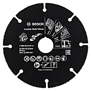 Bosch Karbidna rezna ploča Multiwheel (Promjer rezne ploče: 125 mm, Prikladno za: Cijevi, 1)