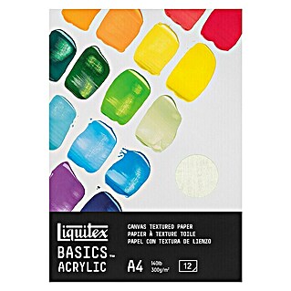 Liquitex Basics Akrilni blok za crtanje (300 g/m², DIN A4, Broj listova: 12 Kom.)