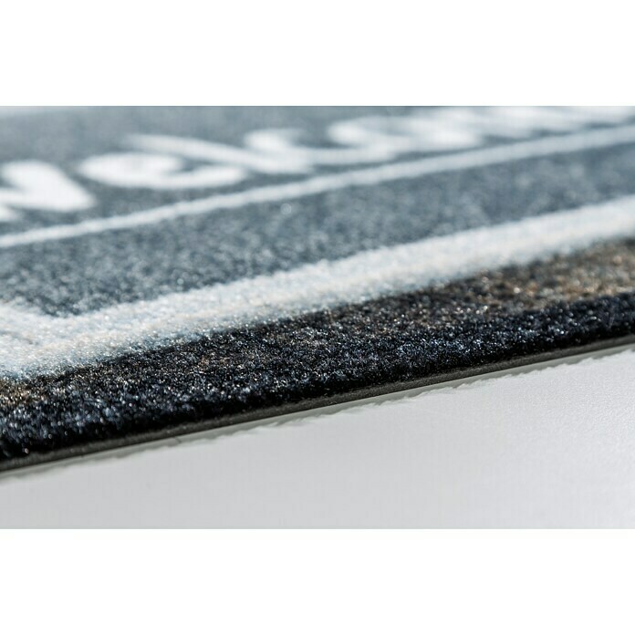 Astra Deco Sauberlaufmatte Brush (Schwarz/Braun/Grau, 50 x 70 cm, 100 % Polyamid)