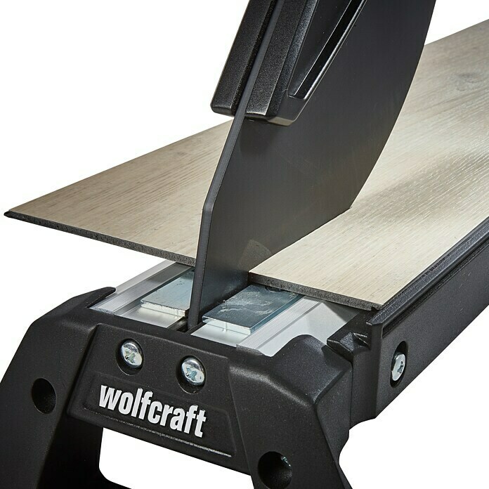 Wolfcraft Laminat- & Vinylschneider (Schnittbreite: 465 mm, Aluminium)
