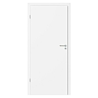 Zimmertür Monari (610 x 1.985 mm, DIN Anschlag: Links, Uni Weiß, Mittellage: Wabe)