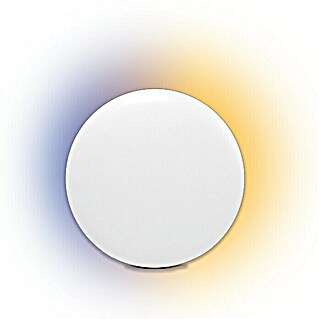 Garza Plafón LED redondo WiFi Smart (18 W, Ø x Al: 300 mm x 5 cm, Blanco, Blanco cálido)