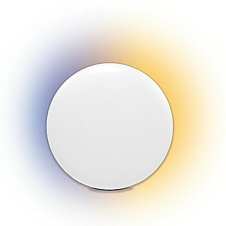 Garza Plafón LED redondo WiFi Smart (18 W, Ø x Al: 300 mm x 5 cm, Blanco, Blanco cálido)