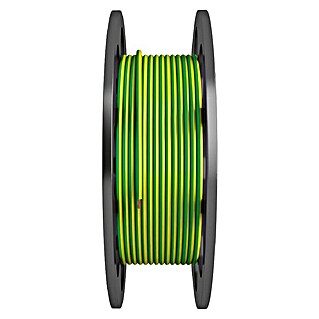 Bricable Cable unipolar a metros tierra (H07Z1-K1x10, Verde/Amarillo)