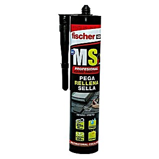 Fischer Adhesivo y sellador MS Professional (Negro, 290 ml)