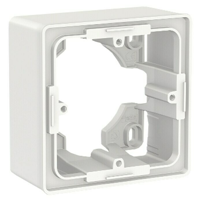 Schneider Electric New Unica Caja de superficie Studio (L x An x Al: 4 x 8,3 x 8,3 cm, Montaje en la pared)
