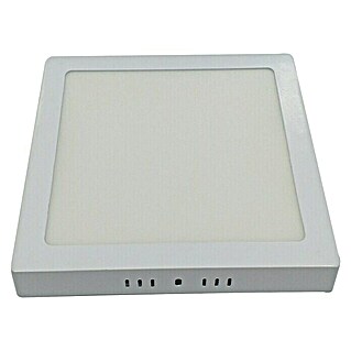 Plafón LED luz neutra (20 W, L x An x Al: 23 x 23 x 4 cm, Blanco neutro)