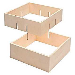 Rahmen-Set Design-Rahmen (3 Stk., Holz, Quadratisch)