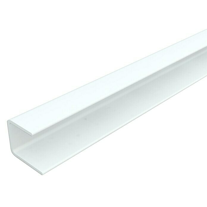 Palram Abschlussprofil (Weiß, Länge: 122 cm, Aluminium)