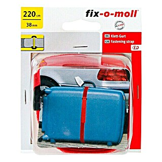 Fix-o-moll Klettgurt Maxi XL (220 cm x 38 mm, Rot)