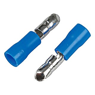 UniTEC Rundstecker (20 Stk., Querschnitt: 1 - 2,5 mm², Blau)