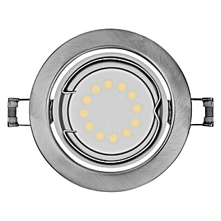 Ledvance LED-Einbauleuchten-Set (9 W, Nickel matt, Warmweiß)