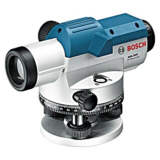 Bosch Professional Optisches Nivelliergerät GOL 20 D (Arbeitsbereich: Max. 60 m, Maßeinteilung: 1° (Horizontalkreis))