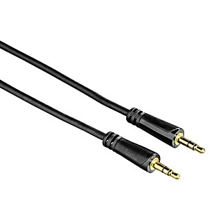Hama Audio-Kabel (2 x Klinkenstecker 3,5 mm, Vergoldete Kontakte, 1,5 m)