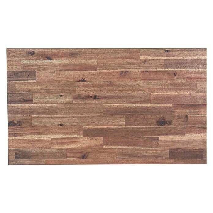 Encimera de madera maciza (Acacia, 290 x 60 x 3,8 cm)