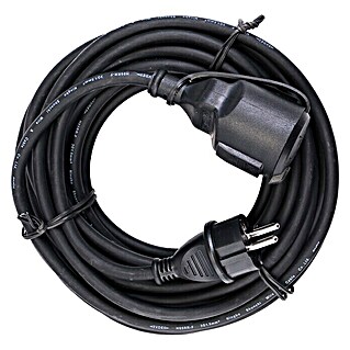 Profi Depot Gumeni produžni kabel (25 m, Crne boje, IP44, H07RN-F3G1,5)
