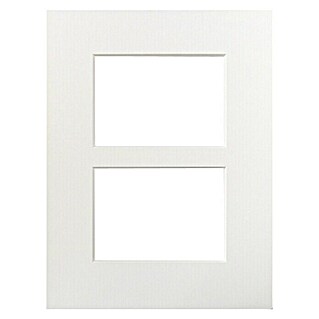 Nielsen Paspartu (Antički bijele boje, D x Š: 40 x 30 cm, Format slike: 2 slike à 13 x 18 cm)