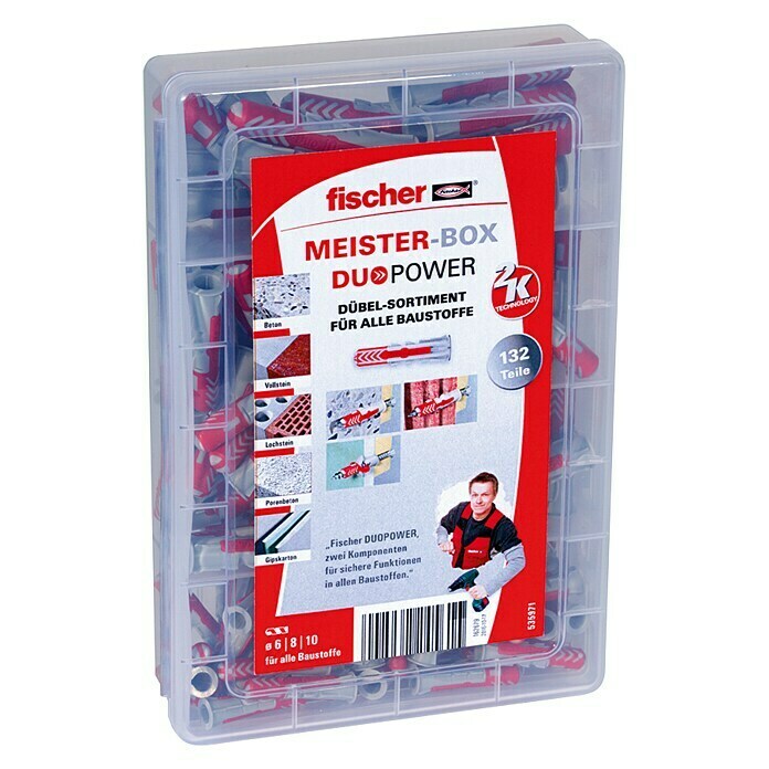 Fischer Meister-Box Dübel-Set Duopower 