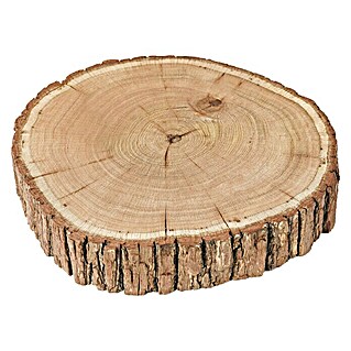 Exclusivholz Baumscheibe (Eiche, Unbehandelt, Durchmesser: 20 cm - 30 cm)