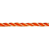 PP-Seil Meterware (Durchmesser: 6 mm, Polypropylen, Orange, 3-schäftig gedreht)