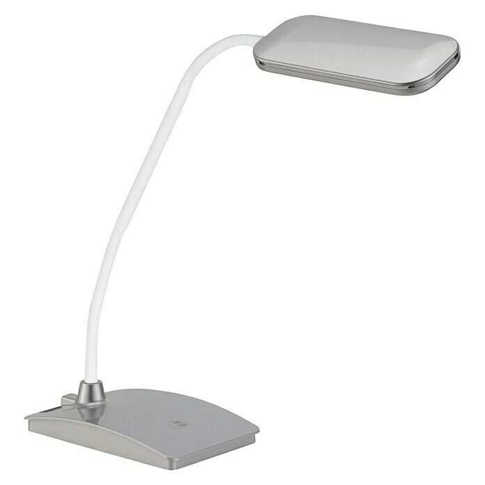 Honsel Leuchten LED-Tischleuchte (1-flammig, 3,5 W, Lichtfarbe: Warmweiß, Höhe: 58 cm, Chrom)