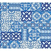 AS Creation Il Decoro Strukturtapete (Blau, Fliesenoptik, Reliefstruktur, 10,05 x 0,53 m)