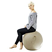 Sitting Ball Gymnastikball Felt (Beige, Durchmesser: 65 cm, Material Bezug: 100 % Polyester)